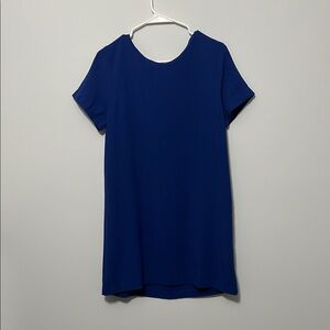 Bobeau Royal Blue Short Sleeve Dress